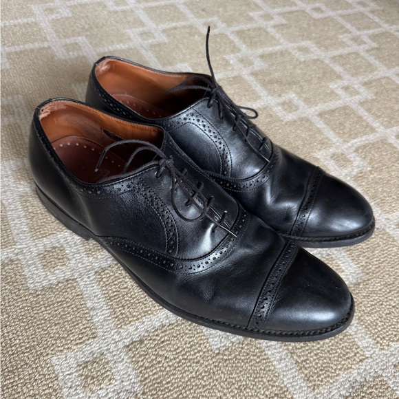Allen Edmonds Van Ness Cap Toe Oxford Dress Shoes Work Formal Black Leather 12 - Picture 3 of 8